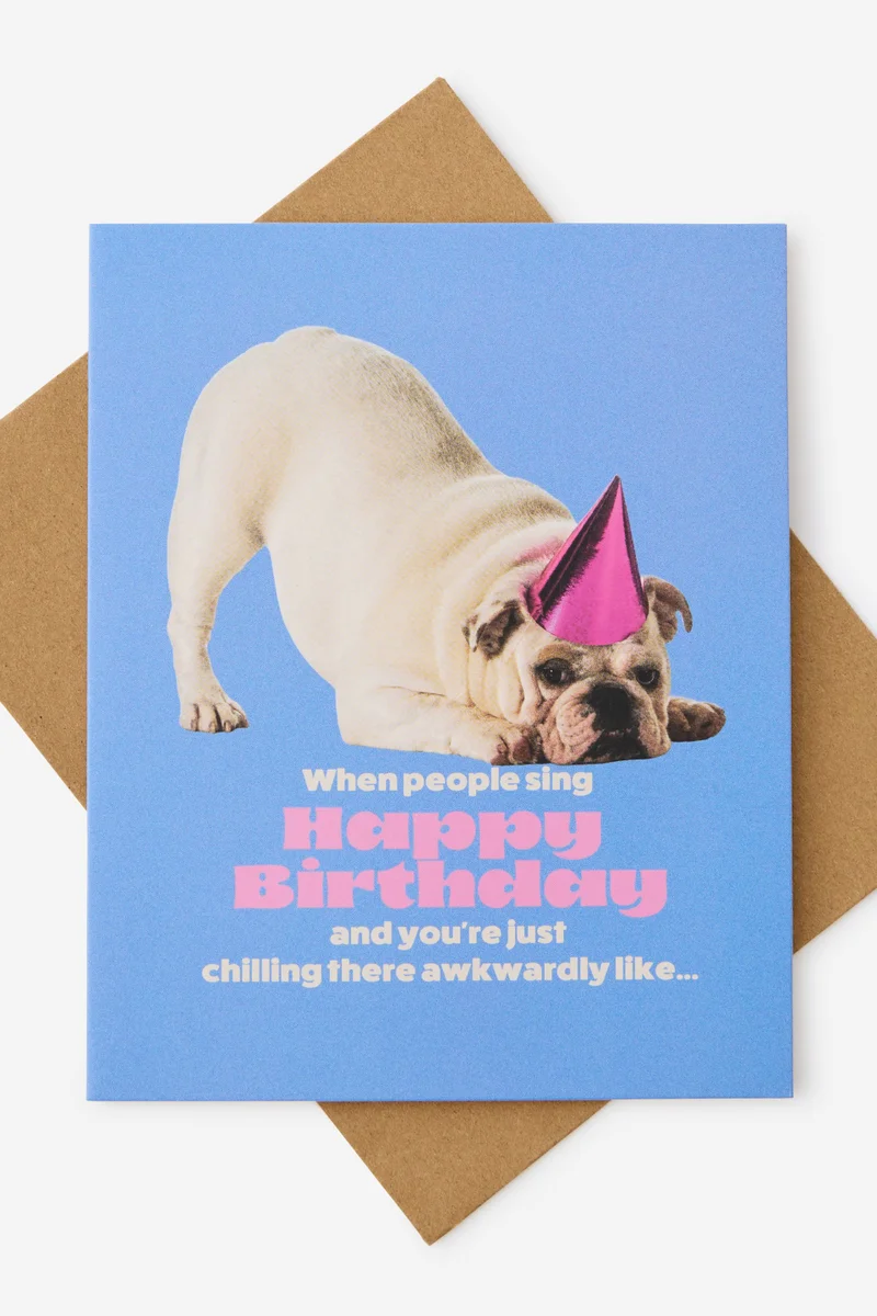 Typo Funny Birthday Card 2.0